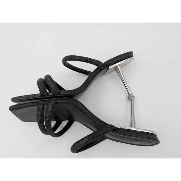 Cult Gaia Anya Embellished Iron-Heel Sandals Women's Square Toe Size US8.5 EU39 - Picture 5 of 16